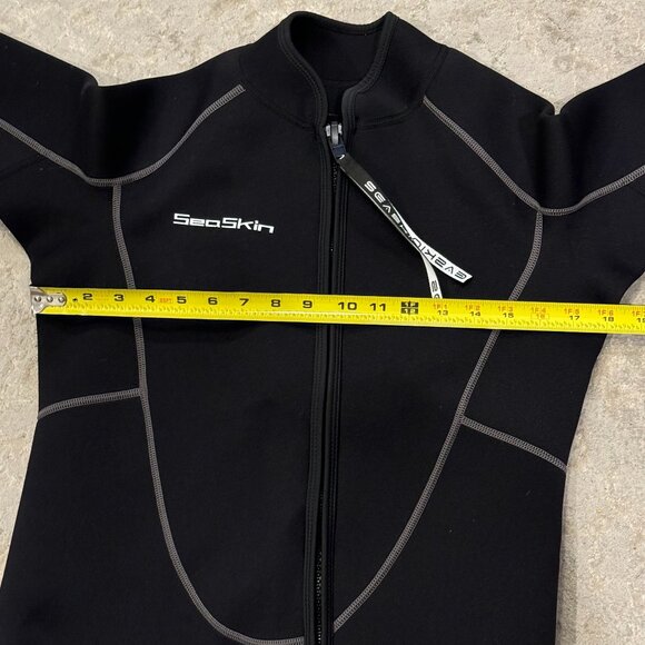 Seaskin Mens 3mm Shorty Wetsuit Womens Full Body Diving Suit Front Zip Wetsuit - Picture 14 of 16